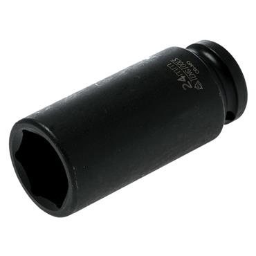 Deep Impact Socket Hexagon 6-Point 1/2in Drive 24mm
