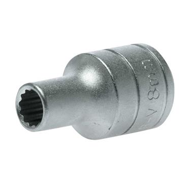 Bi-Hexagon Socket 12-Point 1/2in Drive 8mm