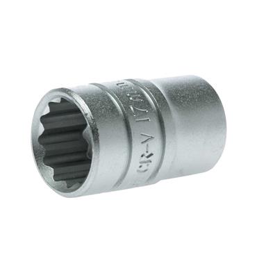 Bi-Hexagon Socket 12-Point 1/2in Drive 17mm