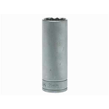 Bi-Hexagon Socket Deep 12-Point 1/2in Drive 21mm