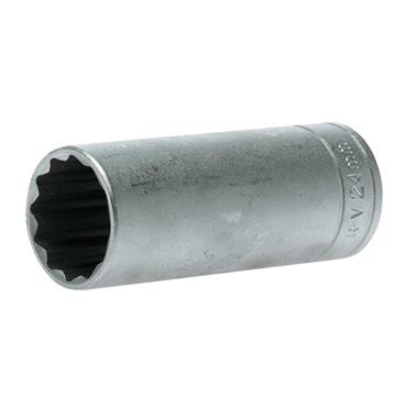 Bi-Hexagon Socket Deep 12-Point 1/2in Drive 24mm