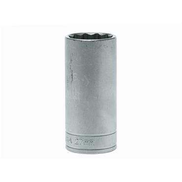 Bi-Hexagon Socket Deep 12-Point 1/2in Drive 27mm
