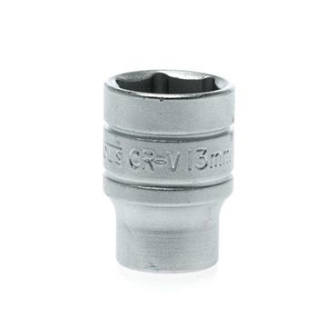 Hexagon Socket 6 Point Regular 1/4in Drive 13mm