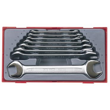 TT6208 Metric Open End Spanner Set, 8 Piece