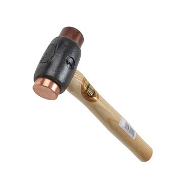 210 Copper / Hide Hammer Size 1 (32mm) 710g