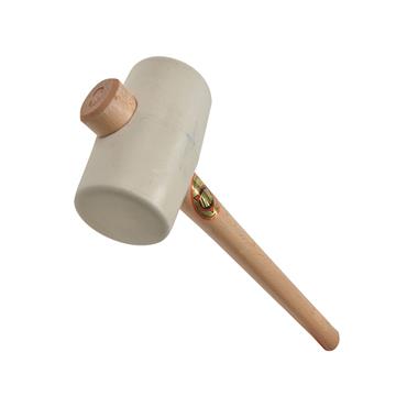 954W White Rubber Mallet 74mm 970g
