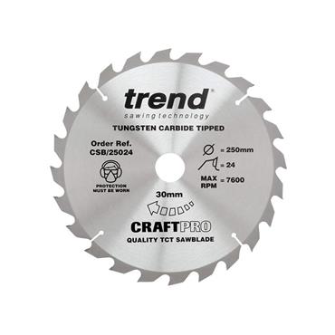 CSB/25024 CraftPro Saw Blade 250 x 30mm x 24T