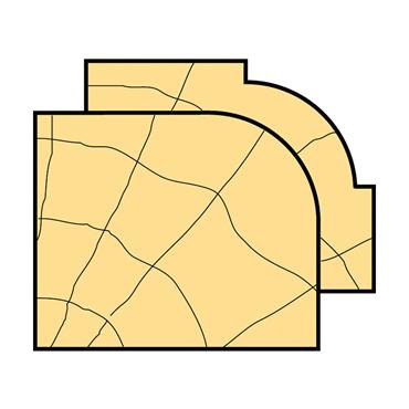 46/140 x 1/4 TCT Bearing Guided Ovolo & Round Over 9.5mm Radius