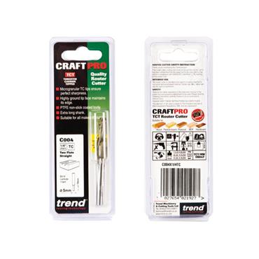 C004 x 1/4 TCT Two Flute Cutter 5.0 x 16.0mm