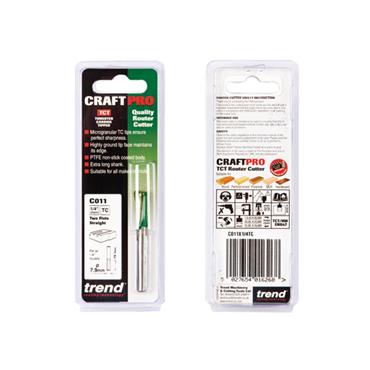 C011 x 1/4 TCT Two Flute Cutter 7.9 x 19.1mm