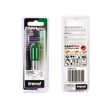 C056A x 1/2 TCT Radius Cove Cutter 9.5mm Radius