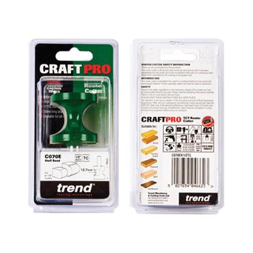 C070E x 1/2 TCT Staff Bead 12.7mm Radius