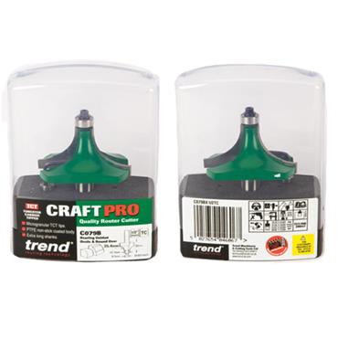 C079B x 1/2 TC Rounding Over Cutter 25.4 x 32mm