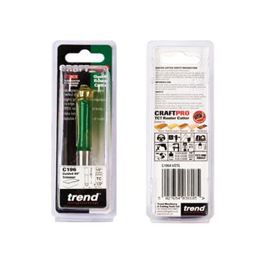C196X1/2TC Bearing Guided Trimmer 12.7 x 38mm