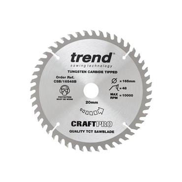 CSB/16548B CraftPro Plunge Saw Blade 165 x 20mm x 48T