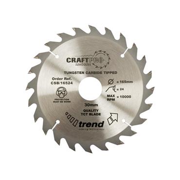 CSB/19024A CraftPro Saw Blade 190 x 16mm x 24T