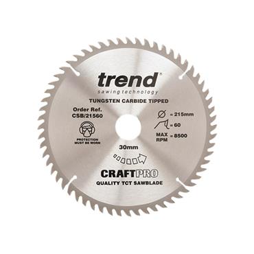 CSB/21560 CraftPro Saw Blade 215 x 30mm x 60T