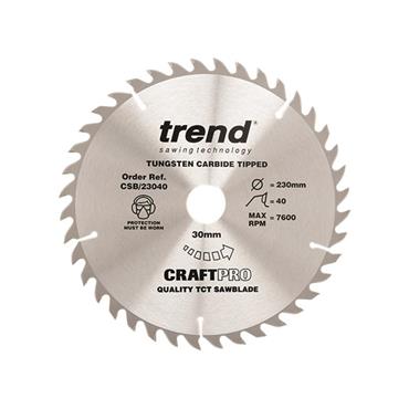 CSB/23040 Craft Pro Saw Blade 230 x 30mm x 40T