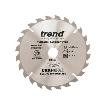 CSB/23524 CraftPro Saw Blade 235 x 30mm x 24T