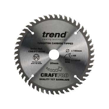 CSB/PT16048 CraftPro Plunge Saw Blade 160 x 20mm x 48T
