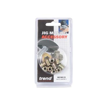 INS/W6/10 Threaded Inserts M6 (Pack 10)