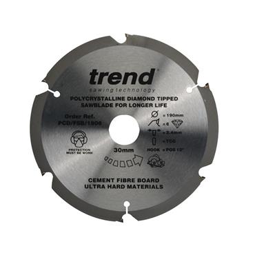 PCD/FSB/1906 Fibreboard Saw Blade 190 x 30mm x 6T
