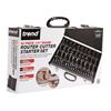 1/4in TCT Router Bit Starter Set, 50 Piece