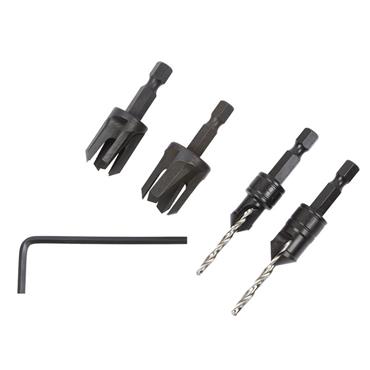 SNAP/PC/A Snappy Countersink & Plug Cutter Set, 4 Piece