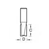 TR37 x 1/2 TCT Two Flute Cutter Long Shank 12 x 63mm
