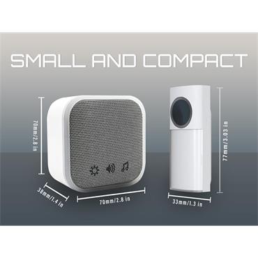 Portable Door Chime, White
