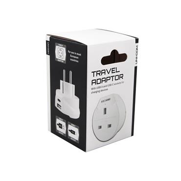 Travel Socket with USB Charger