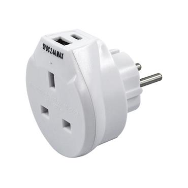 Travel Socket with USB Charger