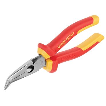 High Leverage VDE Bent Nose Pliers 200mm (8in)