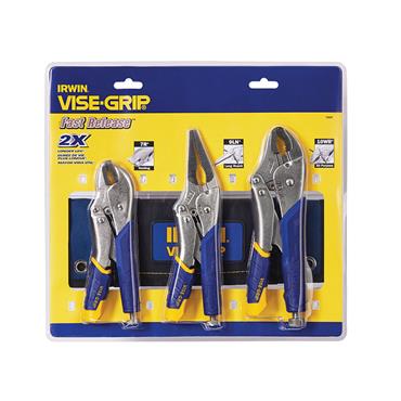 Fast Releaseâ„¢ Locking Pliers Set of 3 7R  9LN & 10WR