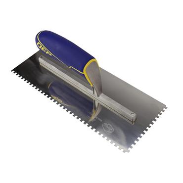 Professional Stainless Steel Adhesive Trowel Square Notches 4mm