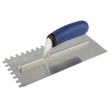 Professional Stainless Steel Adhesive Trowel Square Notches 8mm
