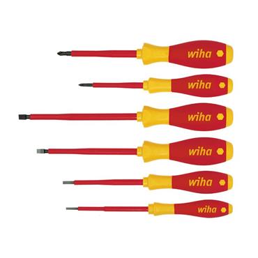 SoftFinishÂ® electric SL/PH Screwdriver Set, 6 Piece