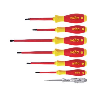 SoftFinishÂ® electric SL/PH Screwdriver Set, 7 Piece