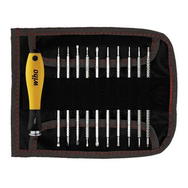 SYSTEM 4 SoftFinishÂ® ESD Interchangeable Screwdriver Set, 12 Piece