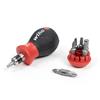 Magnetic SoftFinishÂ® Stubby Screwdriver with Bit Magazine (SL, PH)