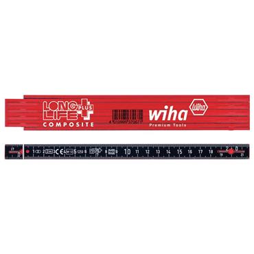 LongLife Plus Composite Folding Ruler 2m