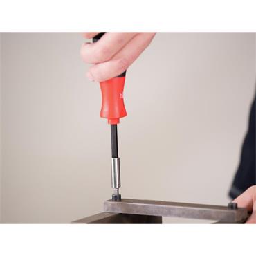 LiftUp 25 Magnetic Screwdriver with Bit Magazine (SL, PH, PZ, TX, Hex)