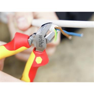 Professional electric Diagonal Cutters withÂ DynamicJointÂ® 180mm