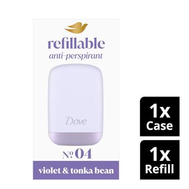 DOVE ANTIPERSPIRANT VIOLET AND TONKA BEAN STARTER KIT