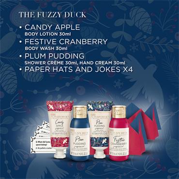 THE FUZZY DUCK WINTER WONDERLAND DECORATIVE CRACKERS GIFT SET
