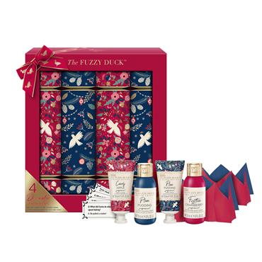 THE FUZZY DUCK WINTER WONDERLAND DECORATIVE CRACKERS GIFT SET