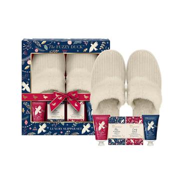 THE FUZZY DUCK LUXURY SLIPPER GIFT SET