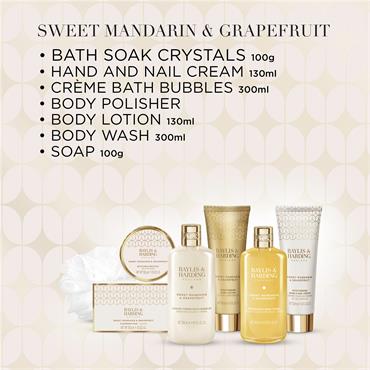 SWEET MANDARIN AND GRAPEFRUIT LUXURY PAMPER GIFT SET