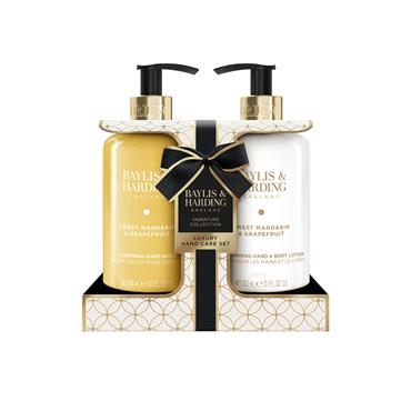 BAYLIS & HARDING SWEET MANDARIN & GRAPEFRUIT LUXURY HAND CARE SET