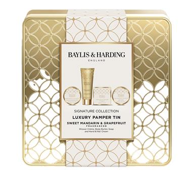 BAYLIS & HARDING SWEET MANDARIN & GRAPEFRUIT LUXURY PAMPER TIN